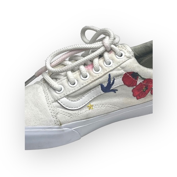 Vans® ✌︎  Old Skool Limited Edition Desert Embellished Sneaker ✌︎︎ White ✌︎︎ 7M - Picture 8 of 16